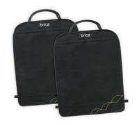 Munchkin Deluxe Extra Large Car Seat Kick Mats, Protects Against Scuffs, Moisture and Dirt, Black, Pack of 2