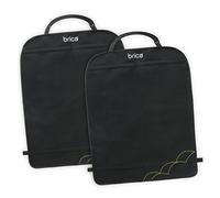 Munchkin Deluxe Extra Large Car Seat Kick Mats, Protects Against Scuffs, Moisture and Dirt, Black, Pack of 2