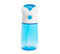 Munchkin Flip & Go Toddler Sippy Cup with Straw 12 Ounce Ultra Durable Tritan Material Blue