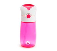 Munchkin? Flip & Go? Toddler Sippy Cup with Straw 12 Ounce Ultra Durable Tritan Material Pink