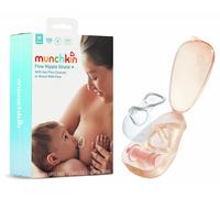 Munchkin Flow 20mm Nipple Shield+ | See Your Milk Flow While You Breastfeed | Breast Feeding & Baby Essentials
