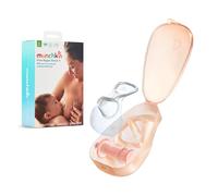 Munchkin Flow 24mm Nipple Shield+ | See Your Milk Flow While You Breastfeed | Breast Feeding & Baby Essentials