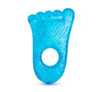 Munchkin Fun Ice Chewy Teether | Baby Essentials | Teething Toy with Multiple Textured Surfaces to chew and Touch | Chewing Toy in Blue | 1 Pack
