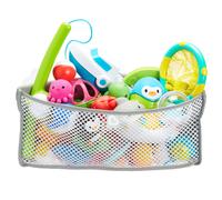 Munchkin High 'n Dry Corner Bath Toy Organizer and Storage Grey