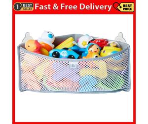 Munchkin High'N Dry Corner Bath Toy Organiser, Grey