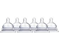 Munchkin Latch Stage 1 Nipple, 0 Plus Months, 6 Count