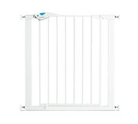 Munchkin Lindam Stair Gate | Easy Fit Plus Deluxe Toddler & Baby Gate | Stair Gate Pressure Fit Baby or Dog Gate | Baby Safety Gate for Stairs & Doorways | No-Screws Steel Child Gate | 76-82cm, White
