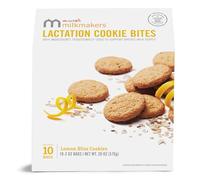 Munchkin Milkmakers Lactation Cookie Bites, Lemon Bliss, 10 Ct