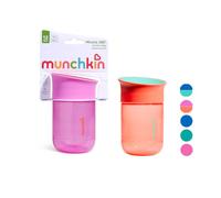 Munchkin Miracle 360 Baby Cup| 2 Pack | 12m+ | 296ml |Purple/Coral