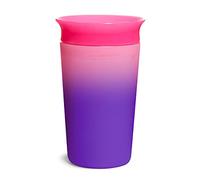 Munchkin Miracle 360 Cups, Colour Changing Toddler Cup, BPA Free Baby & Toddler Sippy Cup, Non Spill Cup, Dishwasher Safe Baby Cup, Leakproof Childrens Cups, 12+ Months - 9oz/266ml, Pink