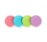 Munchkin Miracle 360 Cup Lids, 4 Count (Pack of 1), Colors May Vary **Waterproof Label's Included to Personalise Your Little One's Lids