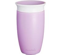 Munchkin Miracle 360 Cup Toddler Trainer Beaker Leakproof Weaning Purple 296Ml