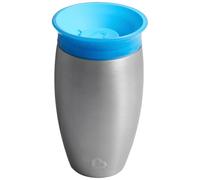 Munchkin Miracle Stainless Steel toddler Sippy Cup BPA Free 296ml -Light Blue