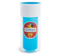 Munchkin Miracle 360 Insulated Sippy Cup, Includes Stickers to Personalise Cup, 9oz/266ml, Blue
