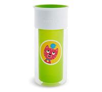 Munchkin Miracle 360 Insulated Sippy Cup, Includes Stickers to Personalise Cup, 9oz/266ml, Green