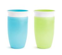 Munchkin Miracle 360 Sippy Cup, Green/Blue, 10 Ounce, 2 Count