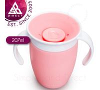 Munchkin Miracle 360° Trainer Sippy Cup with Handles│For 6+ months│207ml│Pink