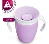Munchkin Miracle 360° Trainer Sippy Cup with Handles│For 6+ months│207ml│Purple