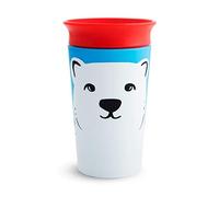 Munchkin Miracle 360° WildLove Sippy Cup| 9Oz/266 ml |Spill-Proof Weaning Cup| BPA-Free Toddler Cup with 360° Drinking Edge - Eco-Friendly Packaging | Polar Bear