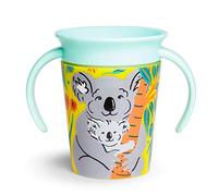 Munchkin Miracle 360° WildLove Trainer Cup| 6 oz/177 ml |Spill-Proof| BPA-Free Toddler Cup with 360° Drinking Edge - Eco-Friendly Packaging |Koala