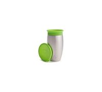 Munchkin Miracle Stainless Steel 360 Sippy Cup, Green, 10 Ounce