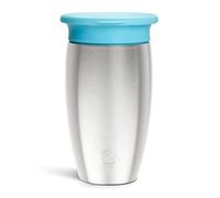 Munchkin® Miracle® Stainless Steel 360 Toddler Sippy Cup, 10 Ounce, Blue