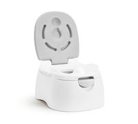 Munchkin Multistage 3-in-1 Potty Seat | Potty Training Toilet Seat, Removable Potty Seat and Step Stool| Secure Toddler Toilet Seat for Boys and Girls | Grey