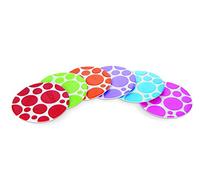 Munchkin Non-Slip Grippy Dots Bath Mat Hot Detection Technology, Pack of 6