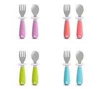 Munchkin Raise Toddler Fork And Spoon Set - (1 Fork & 1 Spoon) Assorted Colours