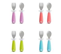 Munchkin Raise Toddler Fork And Spoon Set - (1 Fork & 1 Spoon) Assorted Colours