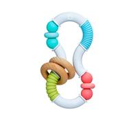 Munchkin Sili Twisty Bendable Baby Teether Toy Silicone and Wood BPA Free 3+ Months