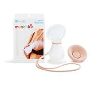 Munchkin Silicone Breast Pump | Breastfeeding Manual Pump Holds up to 120ml of Milk| Ergonomic Design & Easy to Use | Breastfeeding & Baby Essentials