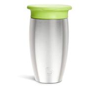Munchkin Sippy Cup for Toddlers, Miracle 360 Stainless Steel, 10 Ounce, Green
