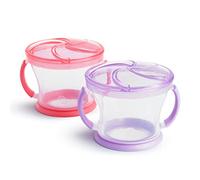 Munchkin Snack Catcher, 2 Pack, Pink/Purple