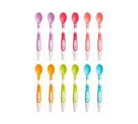 Munchkin Soft Tip Toddler & Baby Spoons| Baby Weaning Spoons Set with Ergonomic Handles| Dishwasher Safe Plastic Cutlery| BPA Free Baby Feeding Spoon