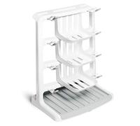 Munchkin Tidy Dry Space Saving Baby Bottle Drying Rack | Dishwasher Safe| Baby Bottle & Water Bottle Drying Rack | Bottle Holder & Baby Bottle Rack | Baby Bottle Stand for Washing Up | White