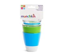 Munchkin Splash Cups & Trainer Lids, 7oz (Green/Blue)