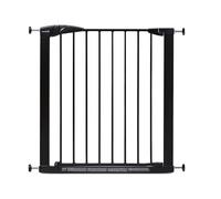 Munchkin Stair Gate Maxi Secure Toddler & Baby Gate 76-82cm extends up to 117cm with separately sold extensions | Pressure Fit Baby Safety & Dog Gate for Doorways | No-Screw Install Child Gate, Black