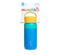 Munchkin Stay Cool Insulated Water Bottle with Straw| 24m+ | 355ml | Blue