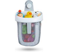 Munchkin Super Scoop Baby Bath Toy Storage Basket & Net Wall Hanging Bath Tidy, Baby Bath Caddy & Bath Organiser Rack, Shower & Bath Toy Holder,