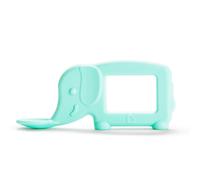 Munchkin The Baby Toon Silicone Teether Spoon Elephant Mint (As Seen On Shark Tank)