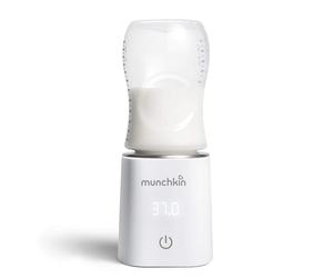 Munchkin The New 37° Digital Bottle Warmer - The Good Temperature, Every Time, White, 1 Piece (1 Pack) Mains Operated