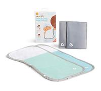 Munchkin TheraBurpee Colic & Fever Rescue Kit with Hot Cold Therapy Burp Cloths, Multi, 4 Piece Set