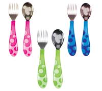 Munchkin Toddler Fork and Spoon Set (1 Spoon and 1 Fork ) Assorted colours