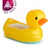 Munchkin Inflatable Duck Bath Tub Yellow 6-24 Months 1x Inflatable Bath New