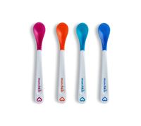 Munchkin White Hot Safety Baby Spoons BPA Free 4 Pack Polypropylene