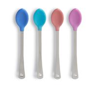 Munchkin White Hot Safety Baby Spoons Multi-color 4 ct 4-Pack