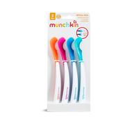 Munchkin White Hot Toddler & Baby Spoons | Baby Weaning Set with Colour Changing Heat Alert| Plastic Cutlery| BPA Free| Feeding Spoons for Babies | 4