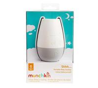 MunchkinBaby Portable Baby Soother Pack of 1 Stops Baby Crying 3 Calming Sounds Shhh White Noise Heartbeat Auto Timer Suitable from Birth with Welari Thank You Card | (1pack) (1soother)