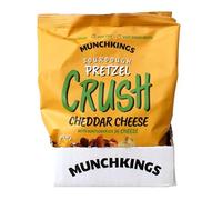Munchkings Pretzel Crush Savoury Snacks Multipack 9 X 125g (9 Pack, Cheddar Cheese)